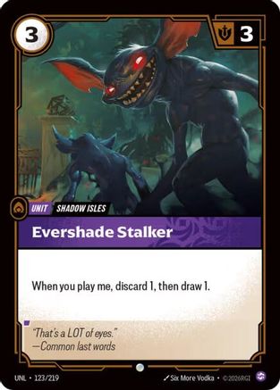 Evershade Stalker 123/219 - Unleashed