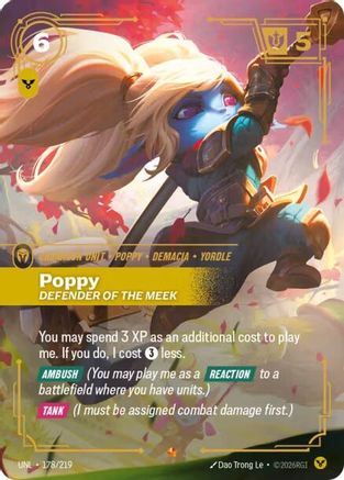 Poppy - Defender of the Meek 178/219 - Unleashed Foil