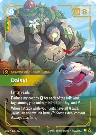 Daisy! 196/219 - Unleashed Foil