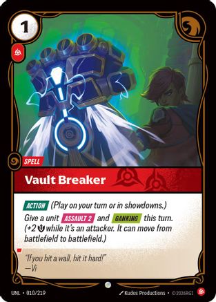 Vault Breaker 010/219 - Unleashed