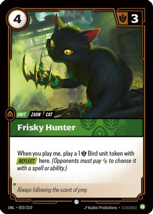 Frisky Hunter 033/219 - Unleashed