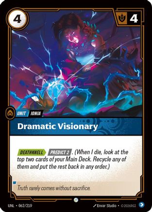 Dramatic Visionary 062/219 - Unleashed Foil