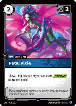 Petal Pixie 076/219 - Unleashed Foil
