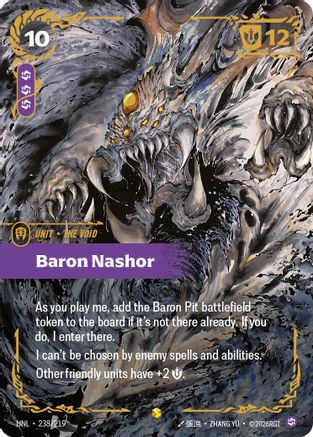 Baron Nashor (Ultimate) 238/219 - Unleashed Foil
