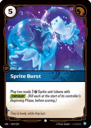 Sprite Burst 069/219 - Unleashed Foil