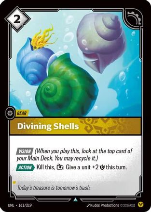 Divining Shells 161/219 - Unleashed