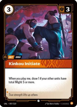 Kinkou Initiate 097/219 - Unleashed
