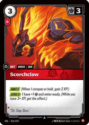 Scorchclaw 016/219 - Unleashed