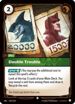 Double Trouble 032/219 - Unleashed