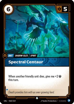 Spectral Centaur 068/219 - Unleashed Foil