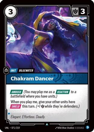 Chakram Dancer 071/219 - Unleashed Foil