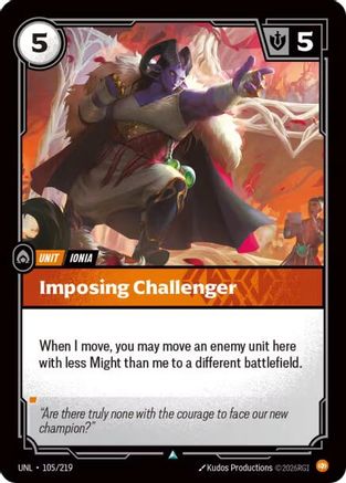 Imposing Challenger 105/219 - Unleashed