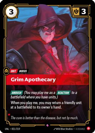 Grim Apothecary 021/219 - Unleashed Foil