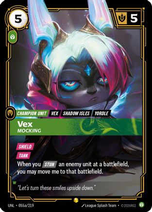 Vex - Mocking 055a/219 - Unleashed Foil