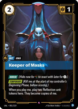 Keeper of Masks 081/219 - Unleashed Foil