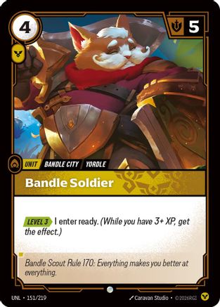 Bandle Soldier 151/219 - Unleashed