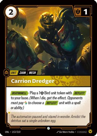 Carrion Dredger 153/219 - Unleashed