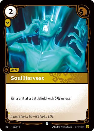 Soul Harvest 159/219 - Unleashed Foil