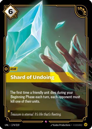 Shard of Undoing 174/219 - Unleashed Foil