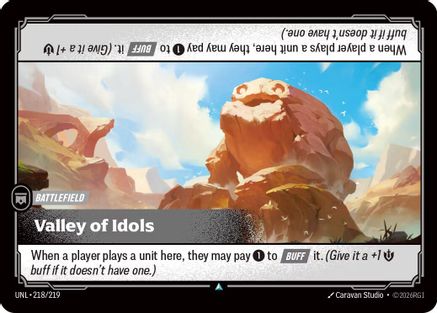 Valley of Idols 218/219 - Unleashed Foil