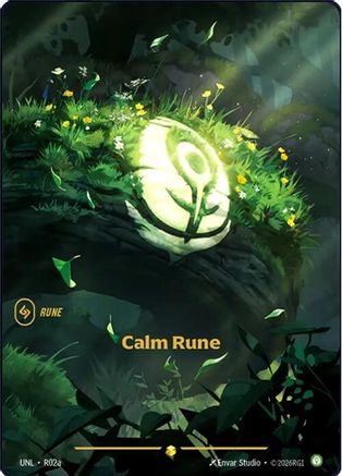 Calm Rune R02a - Unleashed Foil