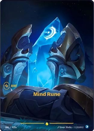Mind Rune R03a - Unleashed Foil