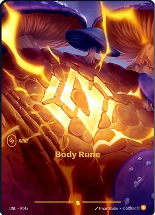 Body Rune R04a - Unleashed Foil
