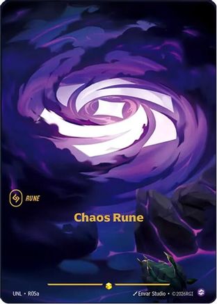 Chaos Rune R05a - Unleashed Foil