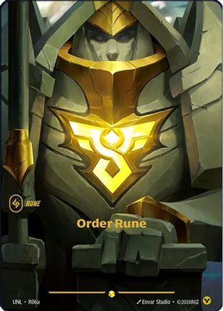 Order Rune R06a - Unleashed Foil