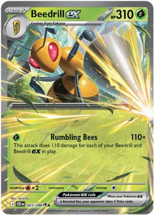 Beedrill ex 003/086 - Holofoil Chaos Rising