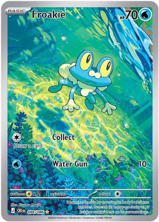 Froakie 088/086  - Holofoil ME04 Chaos Rising