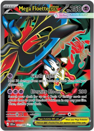 Mega Floette ex 101/086  - Holofoil ME04 Chaos Rising