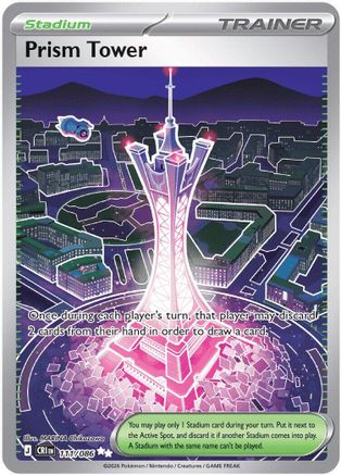Prism Tower 111/086  - Holofoil ME04 Chaos Rising
