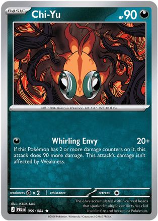 Chi-Yu 059  - Holofoil ME05 Pitch Black