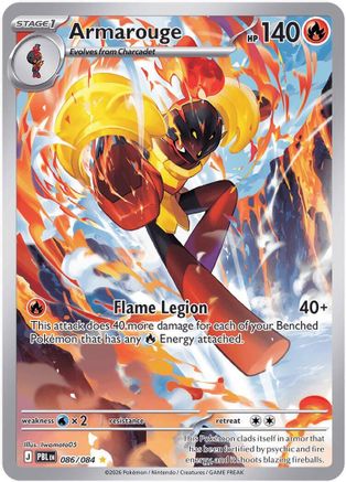 Armarouge 086/084  - Holofoil ME05 Pitch Black