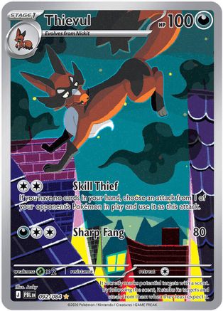 Thievul 092/084  - Holofoil ME05 Pitch Black