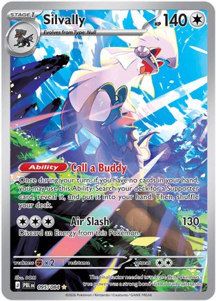 Silvally 095/084  - Holofoil ME05 Pitch Black