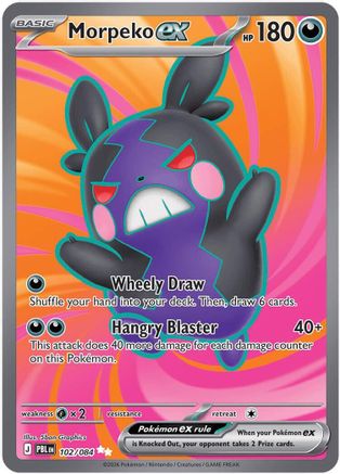 Morpeko ex 102/084  - Holofoil ME05 Pitch Black