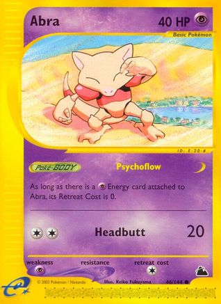 Abra 046/144 - Reverse Holofoil Skyridge