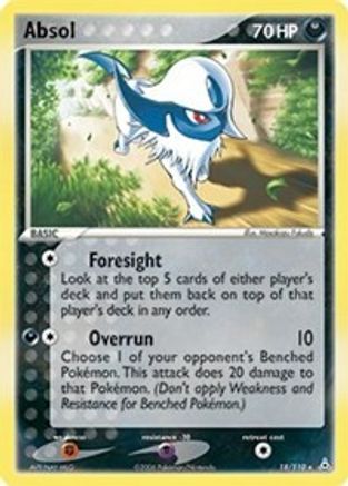 Absol 018/110 - Reverse Holofoil Holon Phantoms