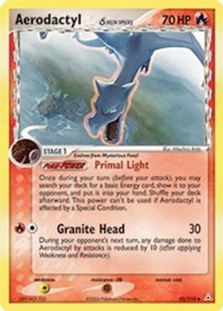 Aerodactyl (Delta Species) 035/110 - Reverse Holofoil Holon Phantoms