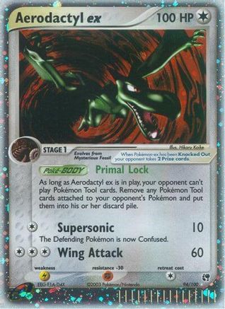 Aerodactyl ex 094/100 - Holofoil Sandstorm