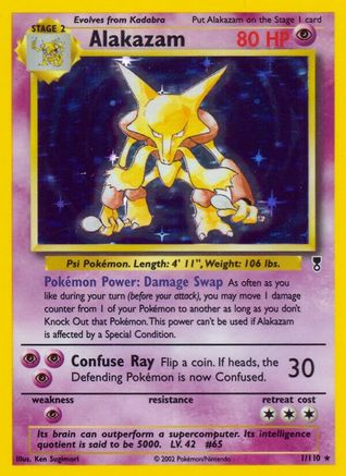 Alakazam 001/110  - Reverse Holofoil Legendary Collection