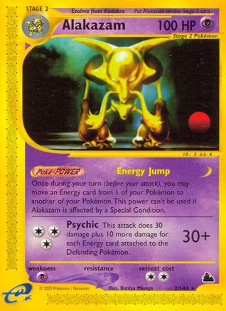 Alakazam 002/144 - Reverse Holofoil Skyridge