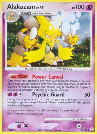 Alakazam 002/123  - Reverse Holofoil Mysterious Treasures