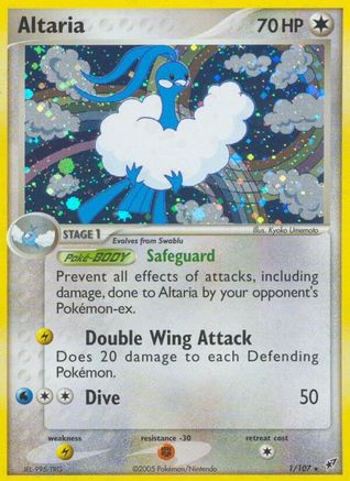 Altaria 001/107 - Reverse Holofoil Deoxys