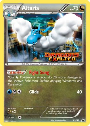 Altaria (Prerelease) BW48  - Holofoil Black and White Promos