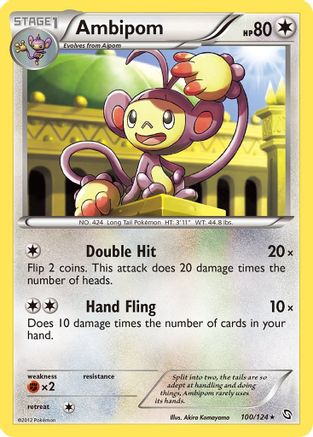 Ambipom 100/124  - Reverse Holofoil Dragons Exalted