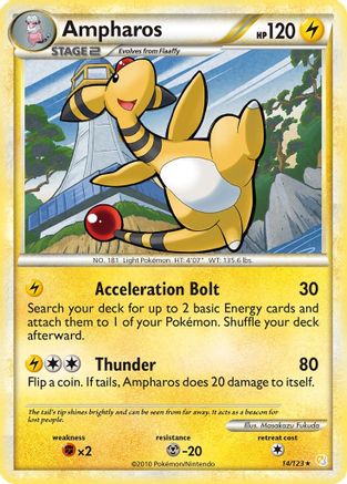 Ampharos 014/123 - Reverse Holofoil HeartGold SoulSilver