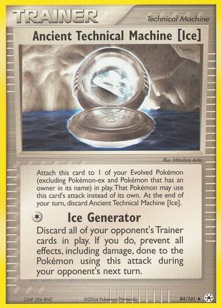 Ancient Technical Machine [Ice] 084/101 - Reverse Holofoil Hidden Legends